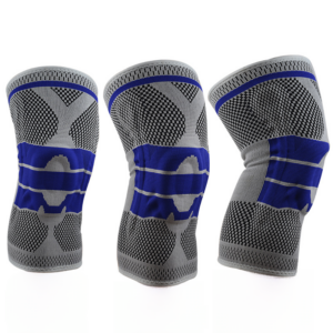 Sports knee pads silicone spring support basketball knee pads cycling mountaineering running fitness outdoor protective gear